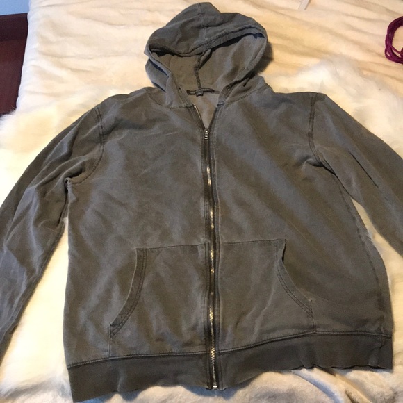 Threads 4 Thought Other - Threads 4 Thought Gray Zipper Hoodie